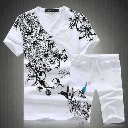 mens summer short sets